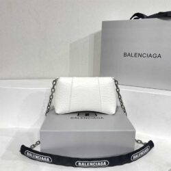 Balenciaga DOWNTOWN XS CROC-EMBOSSED SHOULDER BAG replica