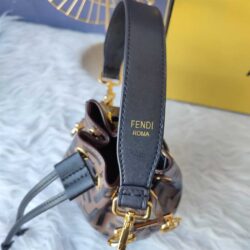 FENDI Mon Tresor FF Leather Mini-Bag replica