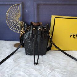 FENDI Mon Tresor FF Leather Mini-Bag replica