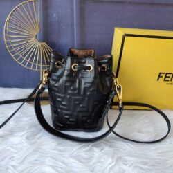 FENDI Mon Tresor FF Leather Mini-Bag replica