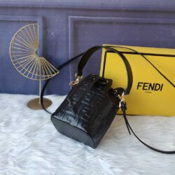 FENDI Mon Tresor FF Leather Mini-Bag replica