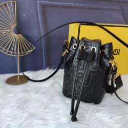 FENDI Mon Tresor FF Leather Mini-Bag replica