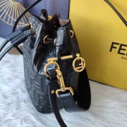 FENDI Mon Tresor FF Leather Mini-Bag replica