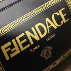 FENDACE LOGO SUNSHINE LARGE TOTE BAG replica