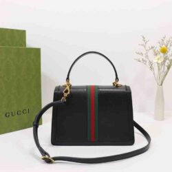 Gucci Ophidia Leather Small Top Handle Bag replica