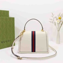 Gucci Ophidia Leather Small Top Handle Bag replica