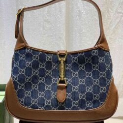 Gucci Jackie 1961 Denim Small Shoulder Bag replica