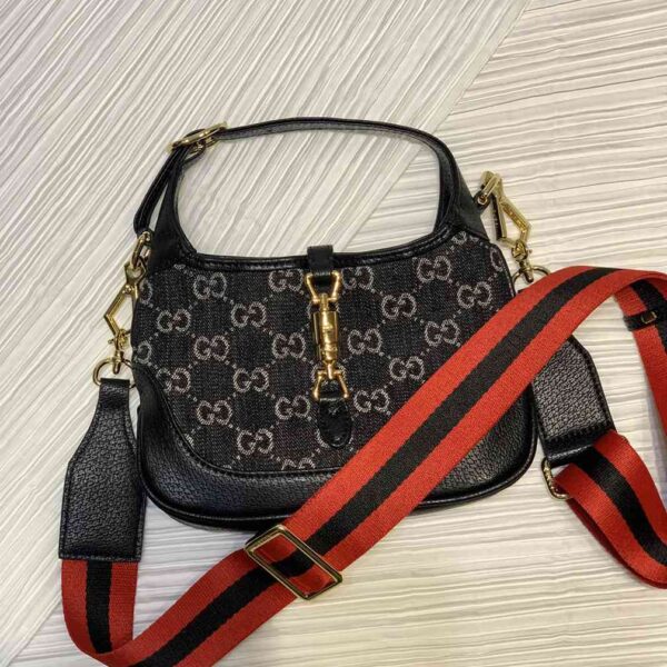 Gucci Jackie 1961 Denim Mini Shoulder Bag replica