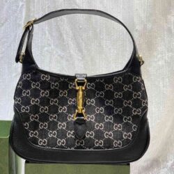 Gucci Jackie 1961 Denim Small Shoulder Bag replica