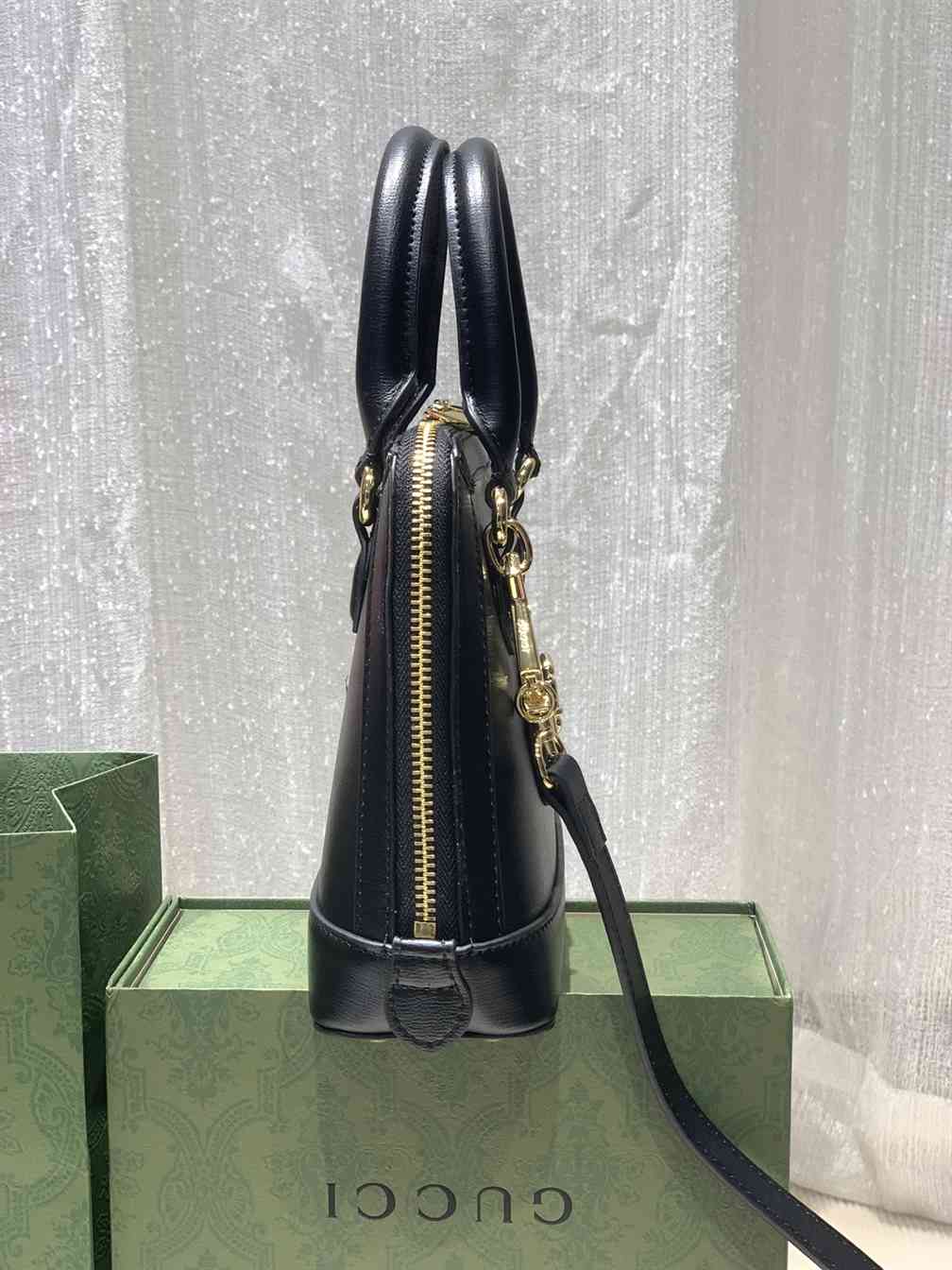 Gucci Horsebit 1955 Leather Mini Top Handle Bag replica