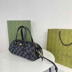 GUCCI Monogram Web Small Ophidia Bag