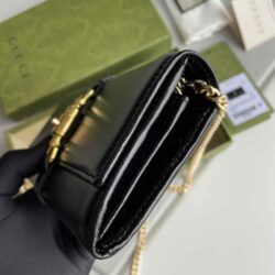 Gucci Jackie 1961 Leather Chain Wallet replica