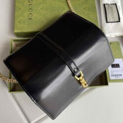 Gucci Jackie 1961 Leather Chain Wallet replica