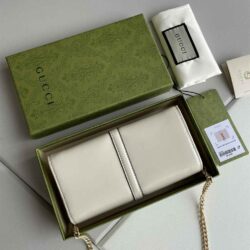 Gucci Jackie 1961 Leather Chain Wallet replica