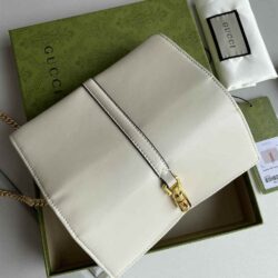 Gucci Jackie 1961 Leather Chain Wallet replica