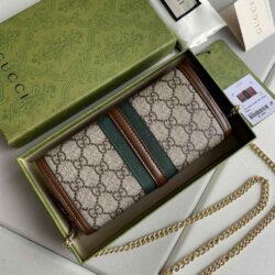 Gucci Jackie 1961 Canvas Chain Wallet replica