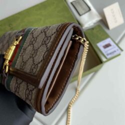 Gucci Jackie 1961 Canvas Chain Wallet replica