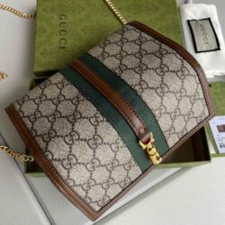 Gucci Jackie 1961 Canvas Chain Wallet replica