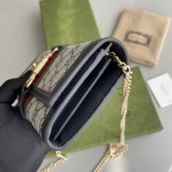 Gucci Jackie 1961 Canvas Chain Wallet replica