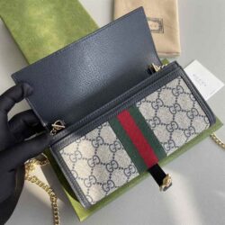 Gucci Jackie 1961 Canvas Chain Wallet replica