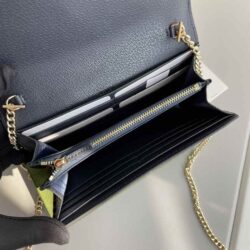 Gucci Jackie 1961 Canvas Chain Wallet replica