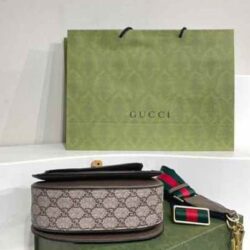 Gucci Bamboo 1947 Canvas Mini Top Handle Bag