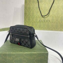 GUCCI X BALENCIAGA BB Supreme Monogram Mini Shoulder Bag