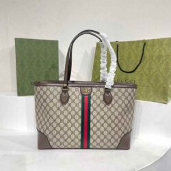 GUCCI X BALENCIAGA BB Supreme Monogram Web Tote replica