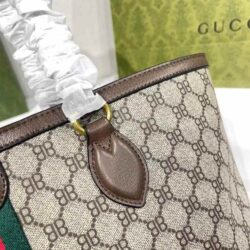 GUCCI X BALENCIAGA BB Supreme Monogram Web Tote replica