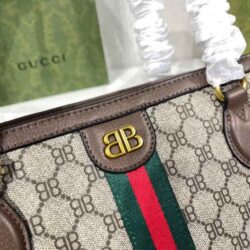 GUCCI X BALENCIAGA BB Supreme Monogram Web Tote replica