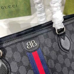 GUCCI X BALENCIAGA BB Supreme Monogram Web Tote replica