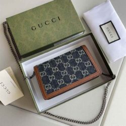 Gucci Dionysus GG Denim Supreme Super Mini Bag replica