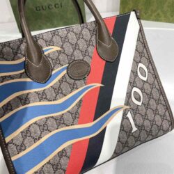 Gucci Small Tote With Geometric Print replica