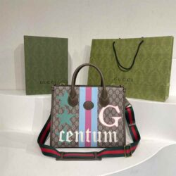 Gucci Small Tote With Geometric Print replica