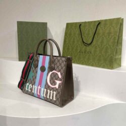 Gucci Small Tote With Geometric Print replica