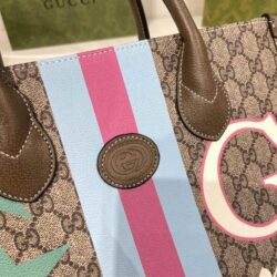 Gucci Small Tote With Geometric Print replica