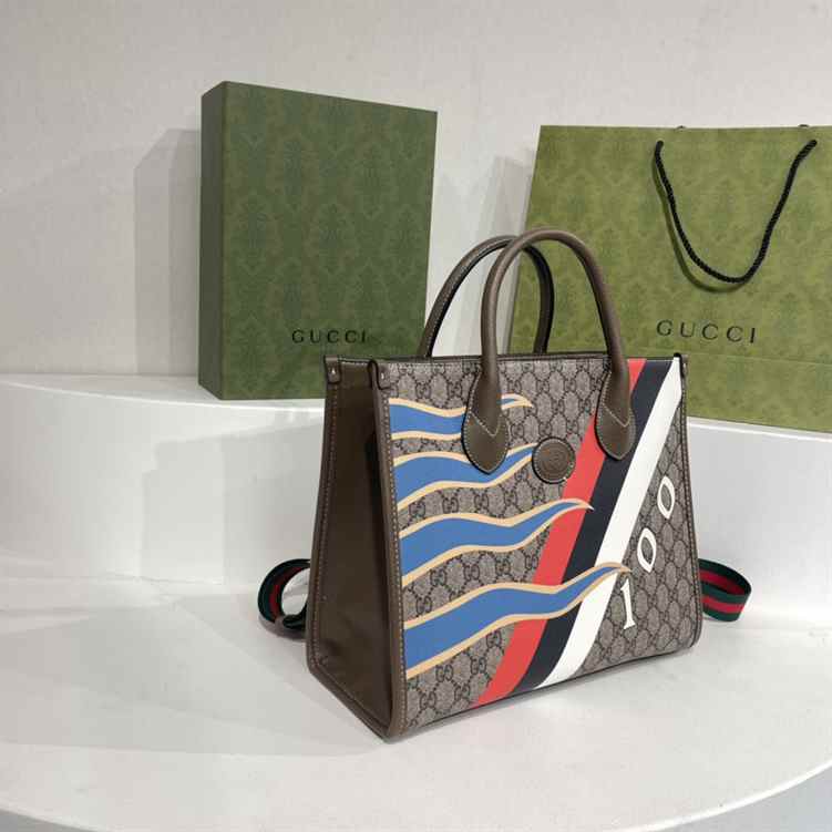 Gucci Small Tote With Geometric Print replica