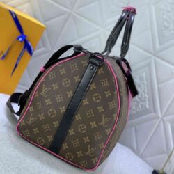 Louis Vuitton KEEPALL BANDOULIÈRE 50 Monogram Macassar Bag replica