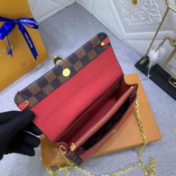 Louis Vuitton VAVIN CHAIN WALLET Damier Canvas replica