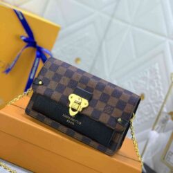 Louis Vuitton VAVIN CHAIN WALLET Damier Canvas replica