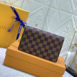 Louis Vuitton VAVIN CHAIN WALLET Damier Canvas replica