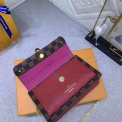 Louis Vuitton VAVIN CHAIN WALLET Damier Canvas replica