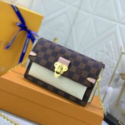 Louis Vuitton VAVIN CHAIN WALLET Damier Canvas replica