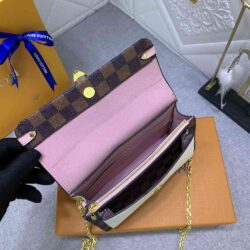 Louis Vuitton VAVIN CHAIN WALLET Damier Canvas replica