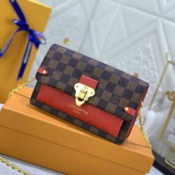 Louis Vuitton VAVIN CHAIN WALLET Damier Canvas replica