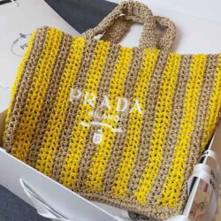 Prada Large Raffia Tote Bag replica