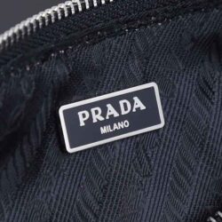 Prada Crystal-Studded Satin Pouch replica