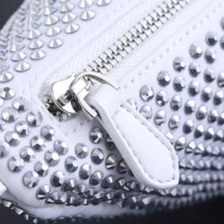 Prada Crystal-Studded Satin Pouch replica