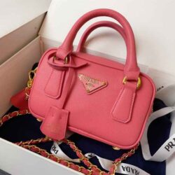 PRADA Saffiano Lux Mini Top Handle replica