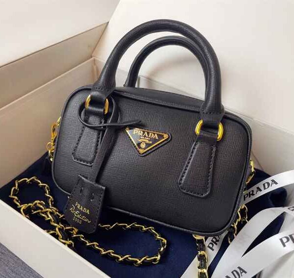 PRADA Saffiano Lux Mini Top Handle replica